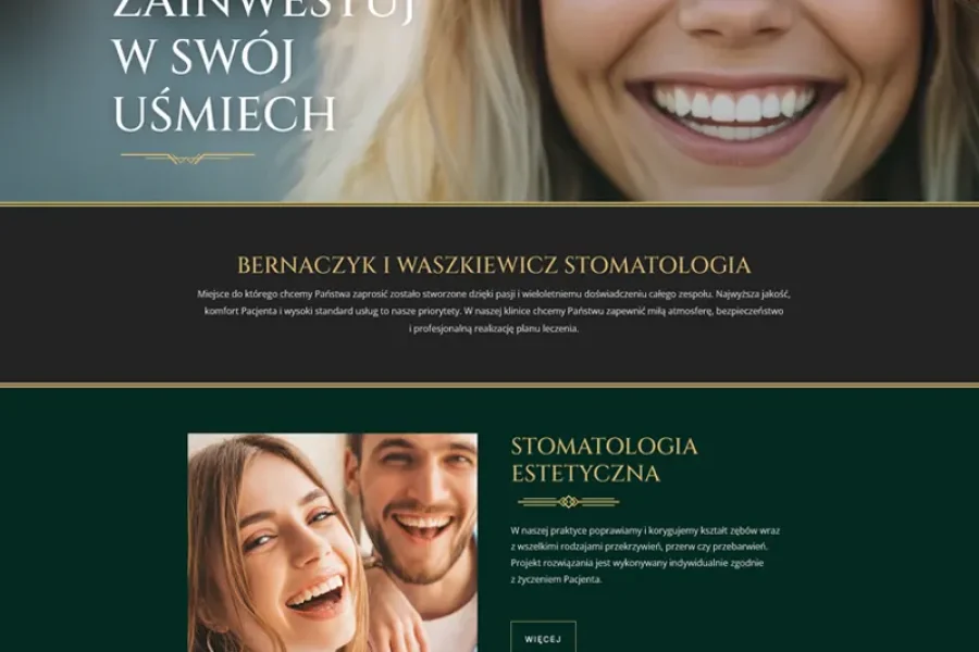 Strona internetowa – www.bw-stomatologia.pl