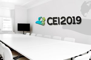 Projekt logo CEI2019 - Agencja reklamy Białystok