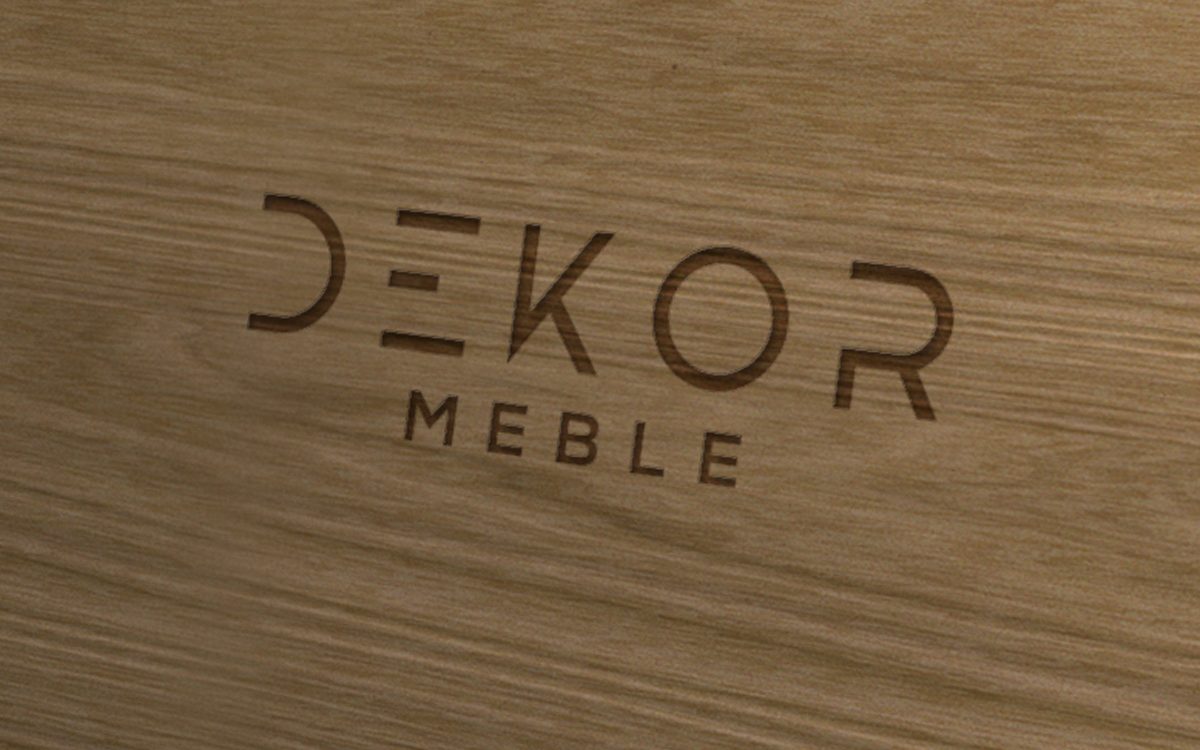 Projekt logo - Dekor Meble - Clouds Agencja Reklamowa Białystok