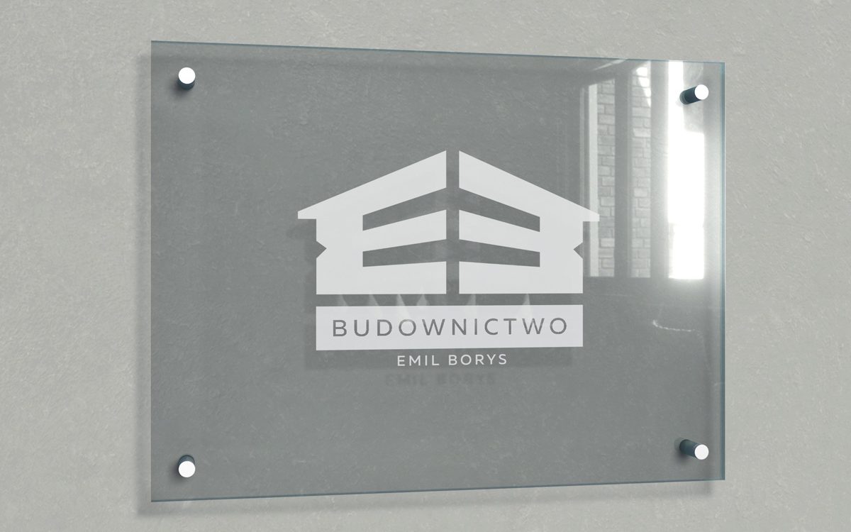 Projekt logo Emil Borys Budownictwo - Clouds Agencja Reklamowa Białystok