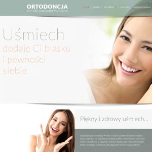 Ortodoncja Musiatowicz - Projektowanie stron www - Białystok