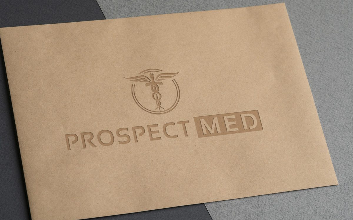 Projekt logo - Prospect Med - Clouds Agencja Reklamowa Białystok