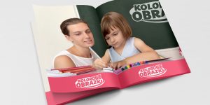 Projekt logo www.kolorowe-obrazki.pl - Edukacyjne kolorowanki dla dzieci