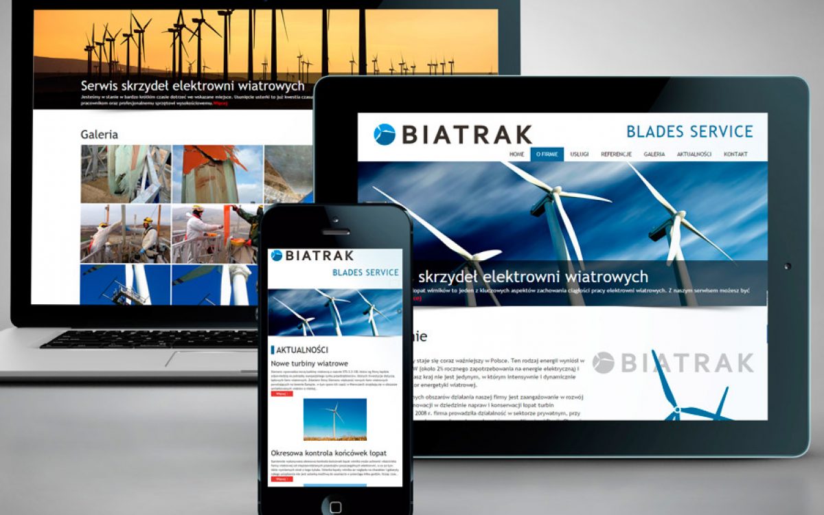 Biatrak - Projekt strony www - Białystok