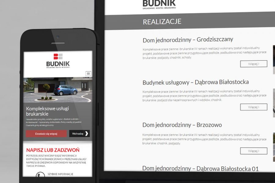 Strona internetowa – www.budnik-bruk.pl