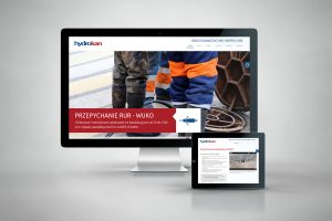 Projekt i wykonanie strony internetowej Hydrokan - Usługi kanalizacyjno-inspekcyjne - Projektowanie stron internetowych Clouds.pl