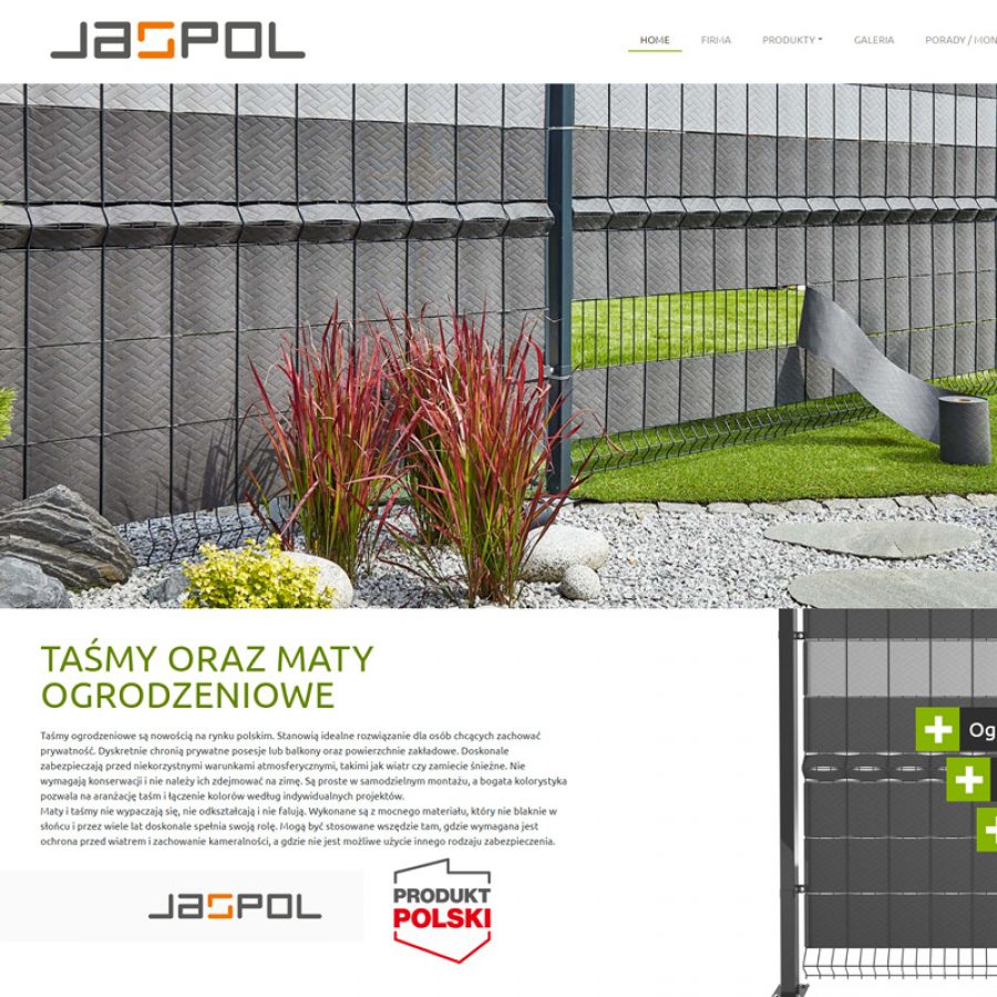 Strona internetowa – www.jaspol.pl