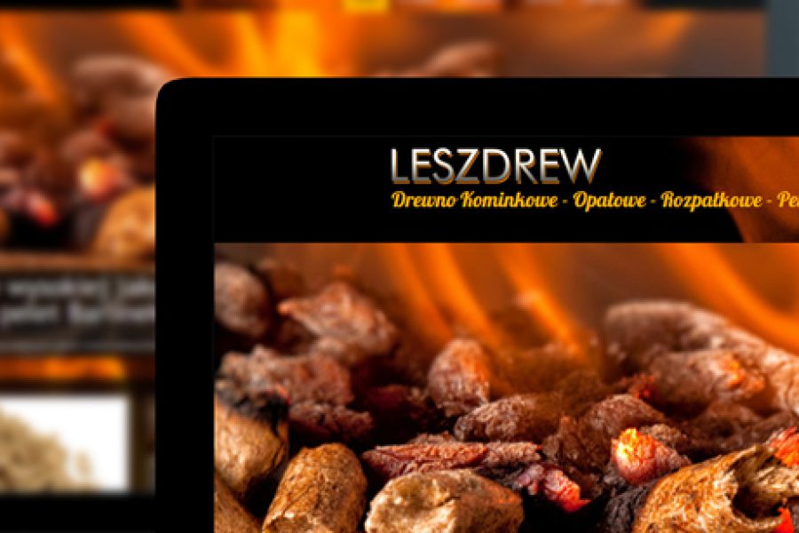 Strona internetowa – www.leszdrew.pl