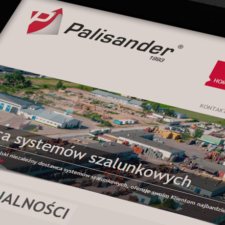 Strona internetowa – www.palisander.com.pl