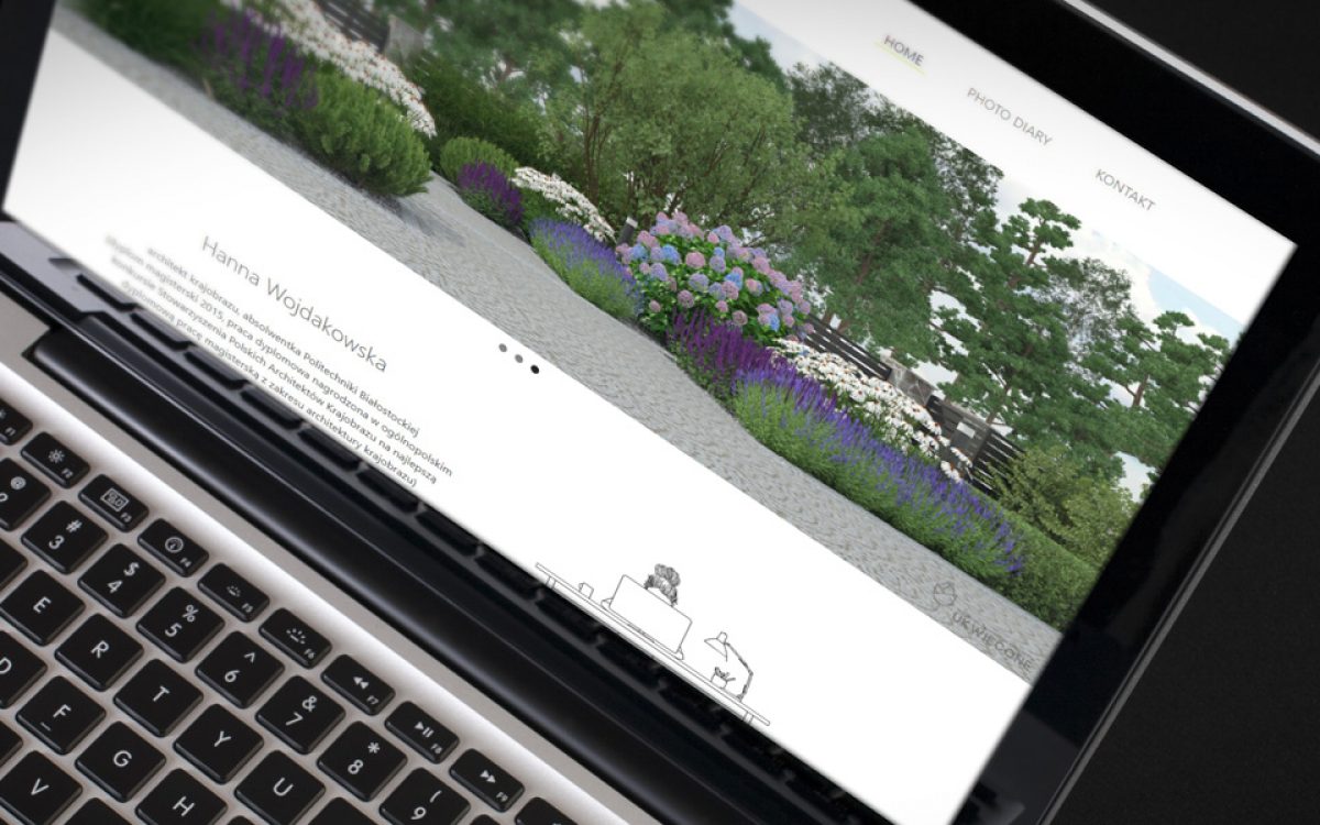 Projekt i wykonanie strony internetowej Ukwiecone - Pracownia Architektury Krajobrazu - Projektowanie stron internetowych Clouds.pl
