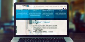 Projekt strony internetowej Vitron - Projektowanie stron internetowych Clouds.pl