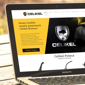 Projekt Strony internetowej Celikel - Clouds Agencja Reklamowa Białystok