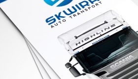 Projekt ulotki – Skwira Auto Transport