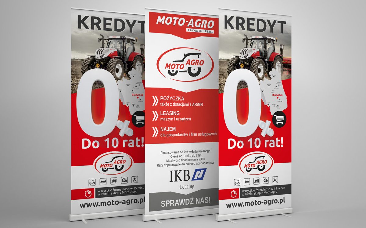 Rollup Białystok - Moto-Agro - Druk i projekt