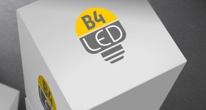 B4 Led - Projekt logo - Białystok - Warszawa